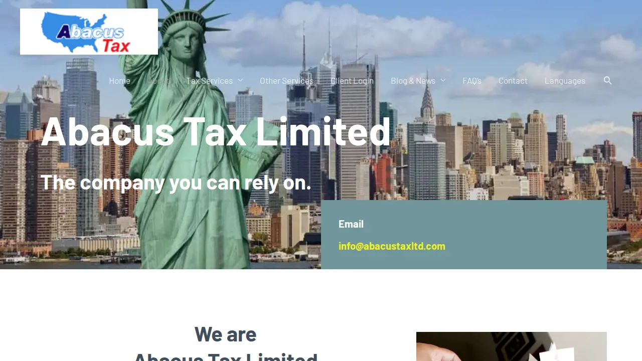 Abacus Tax Limited page