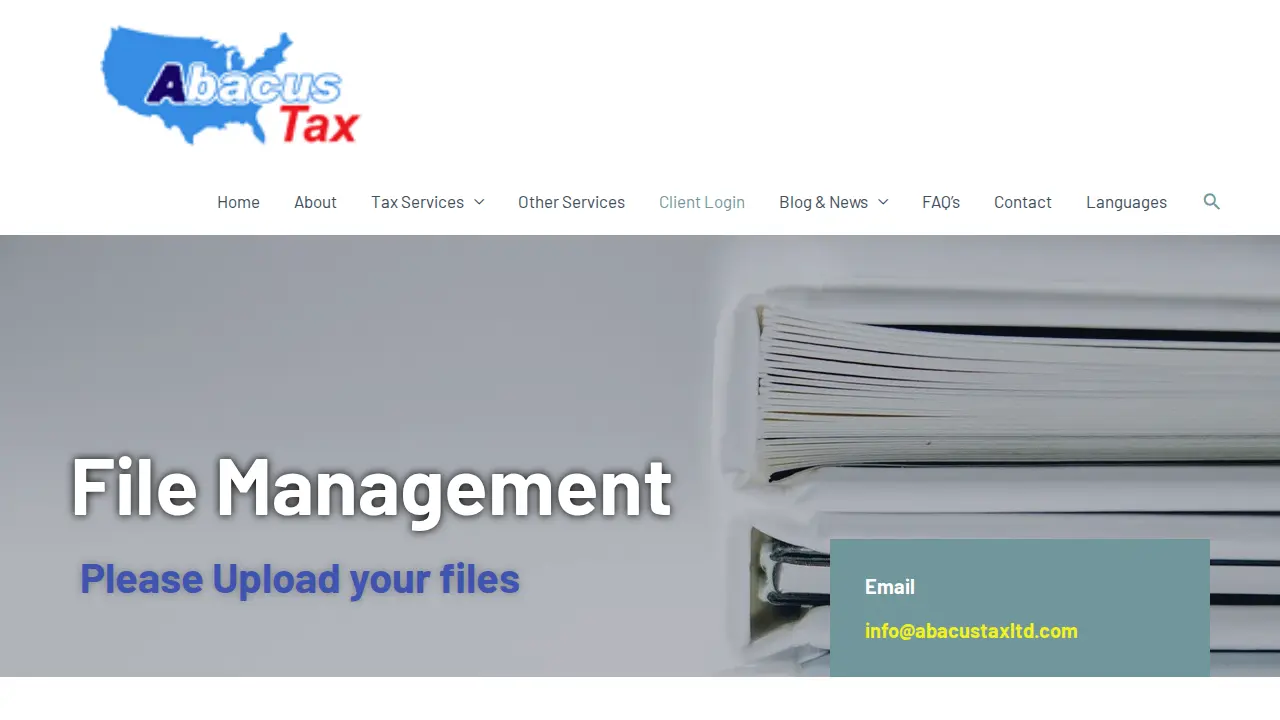 Abacus Tax Limited page