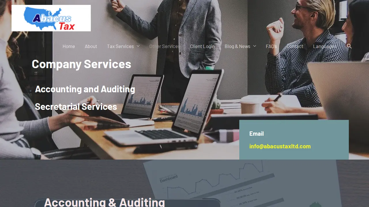 Abacus Tax Limited page