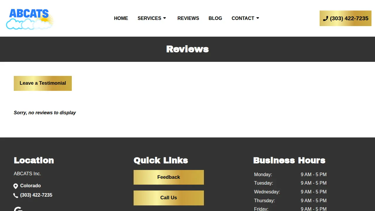 ABCats Inc. page