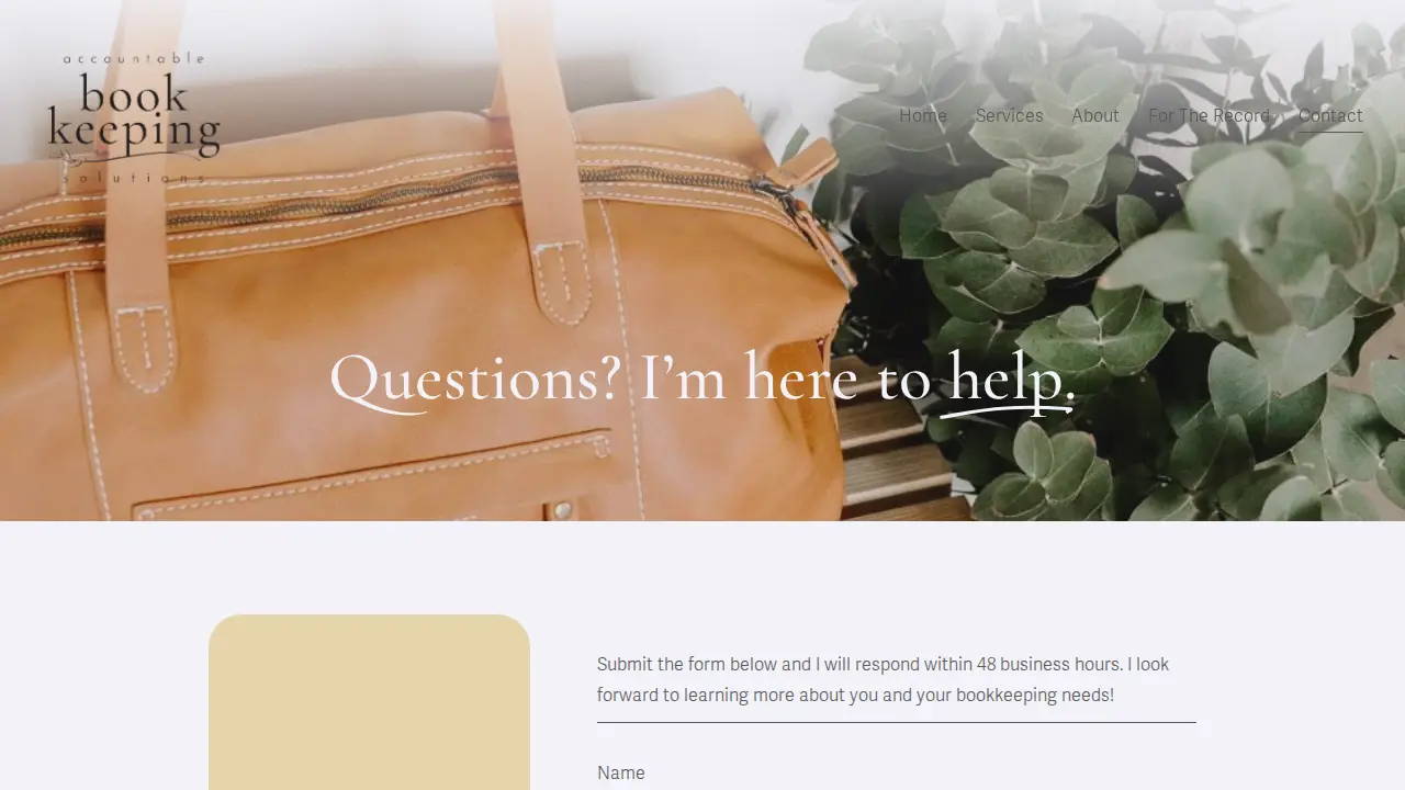 Accountable Bookkeeping Solutions, LLC page