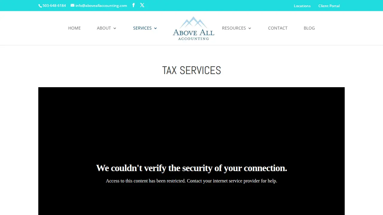 Above All Accounting, Inc. page