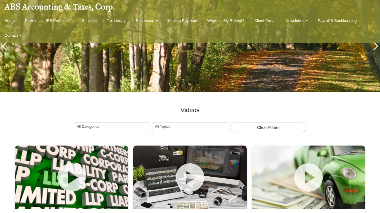 Abs Accounting & Taxes Corp page