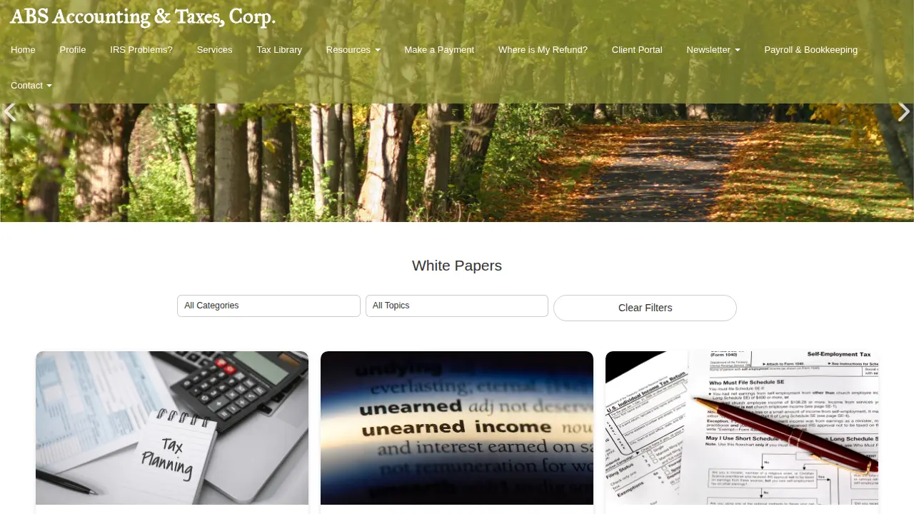 Abs Accounting & Taxes Corp page