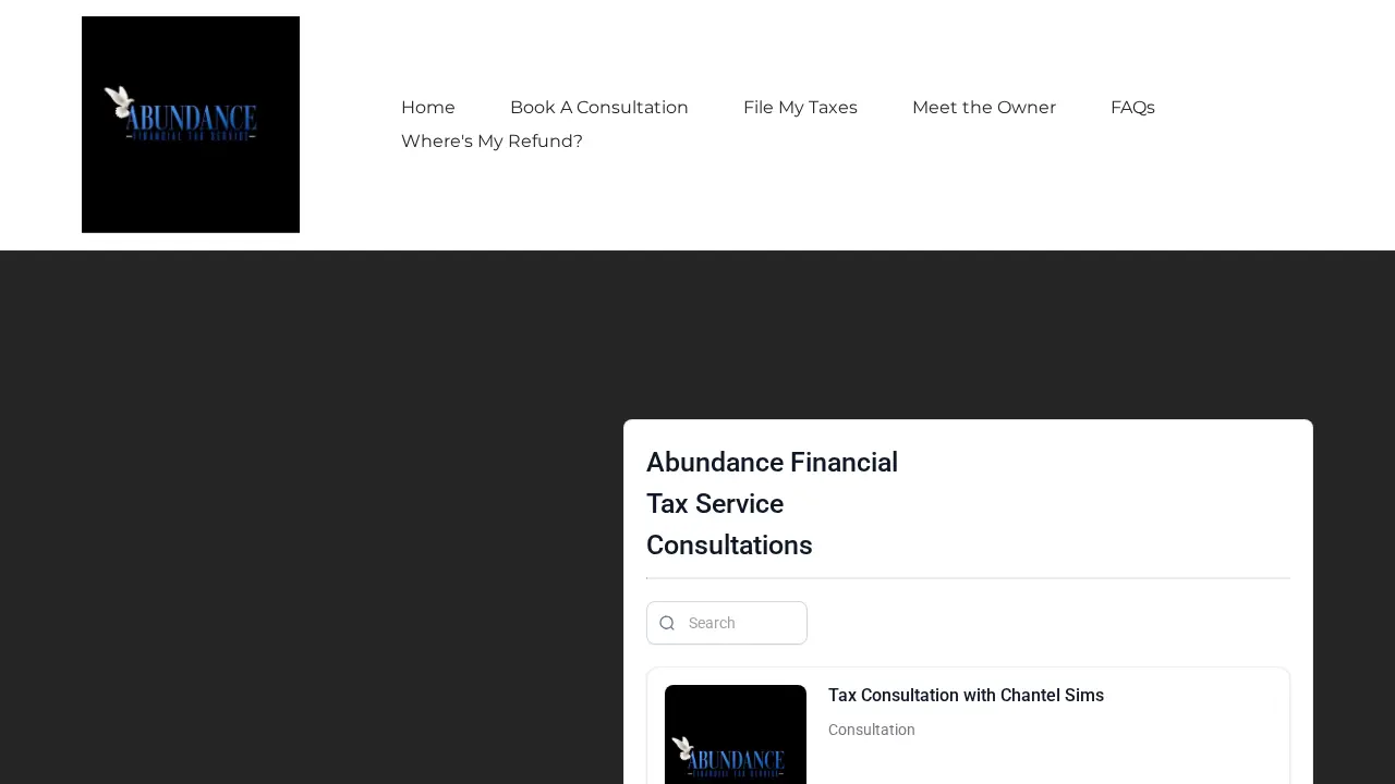 Abundance Financial Tax Service LLC page