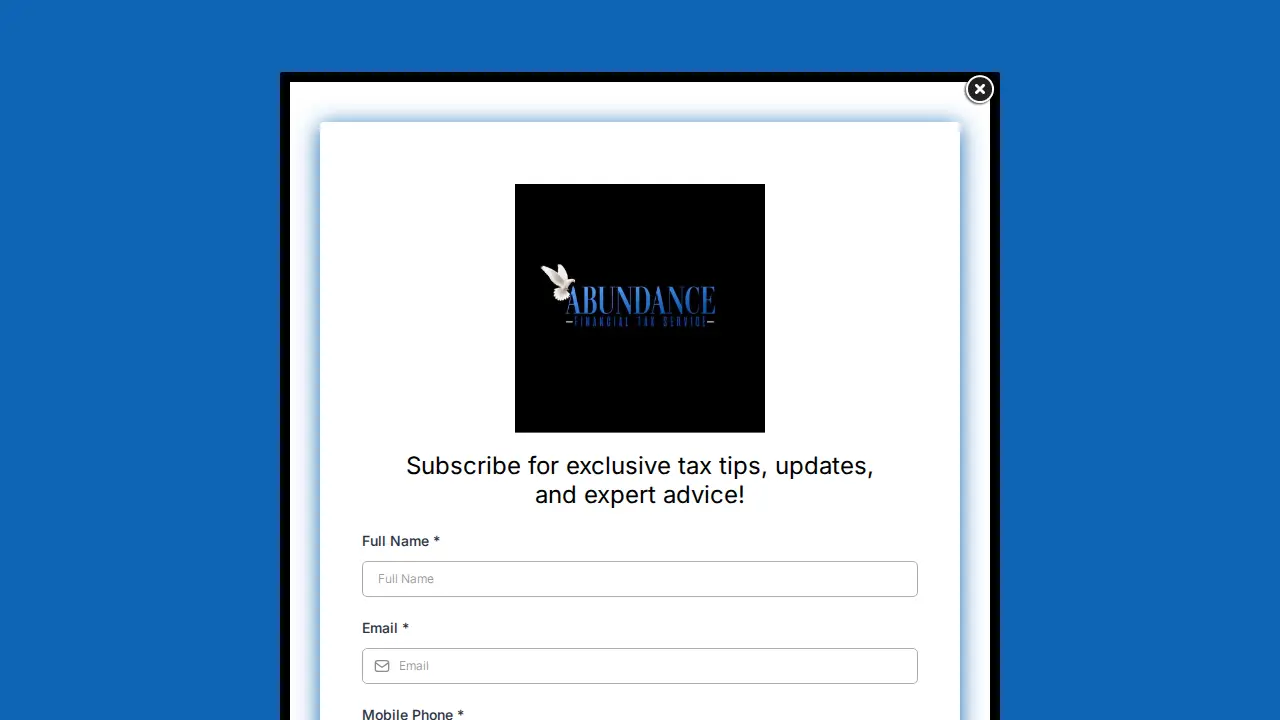 Abundance Financial Tax Service LLC page