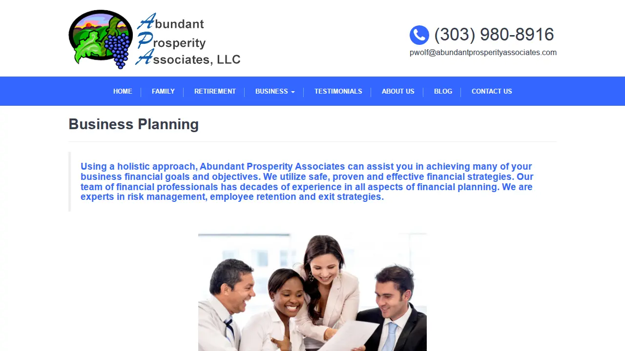 Abundant Prosperity Associates, LLC page