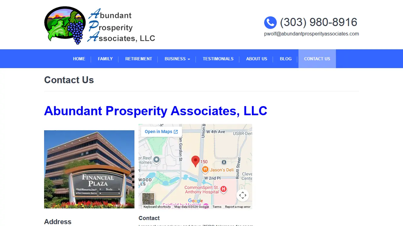 Abundant Prosperity Associates, LLC page