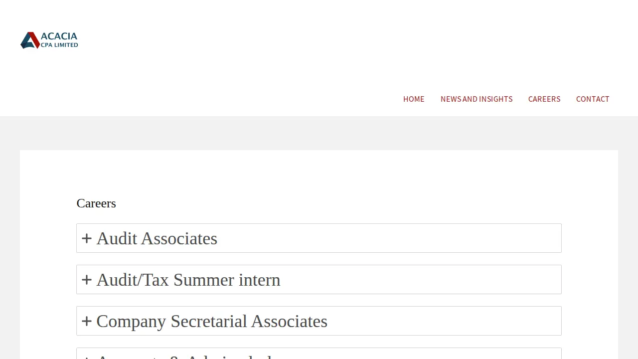 Acacia CPA Limited page