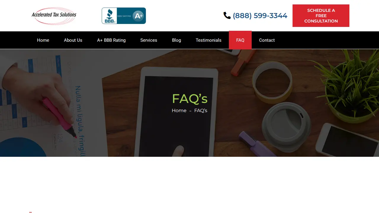 Accelerated Tax Solutions, Inc page