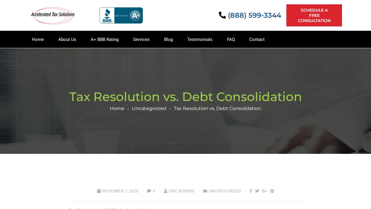 Accelerated Tax Solutions, Inc page