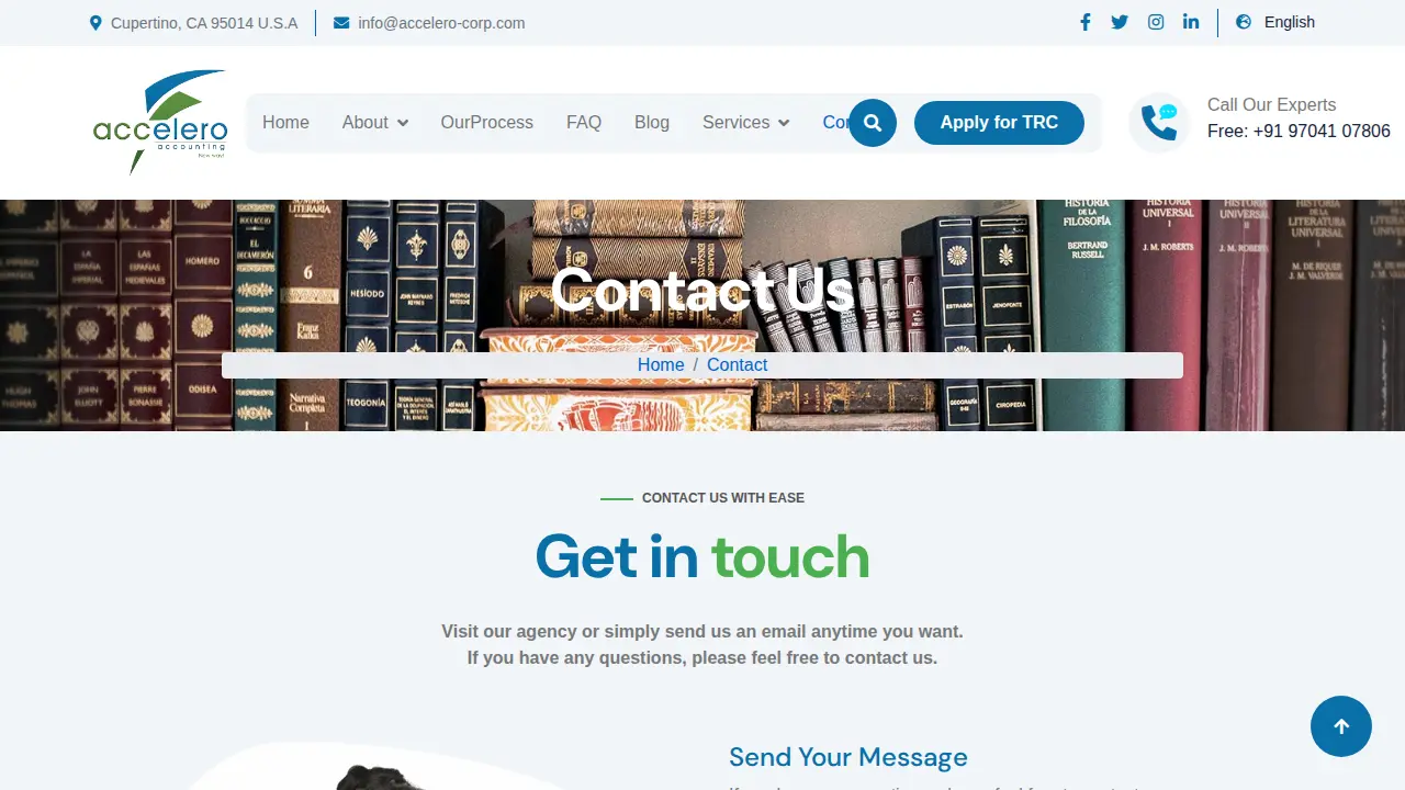 Accelero Corporation page