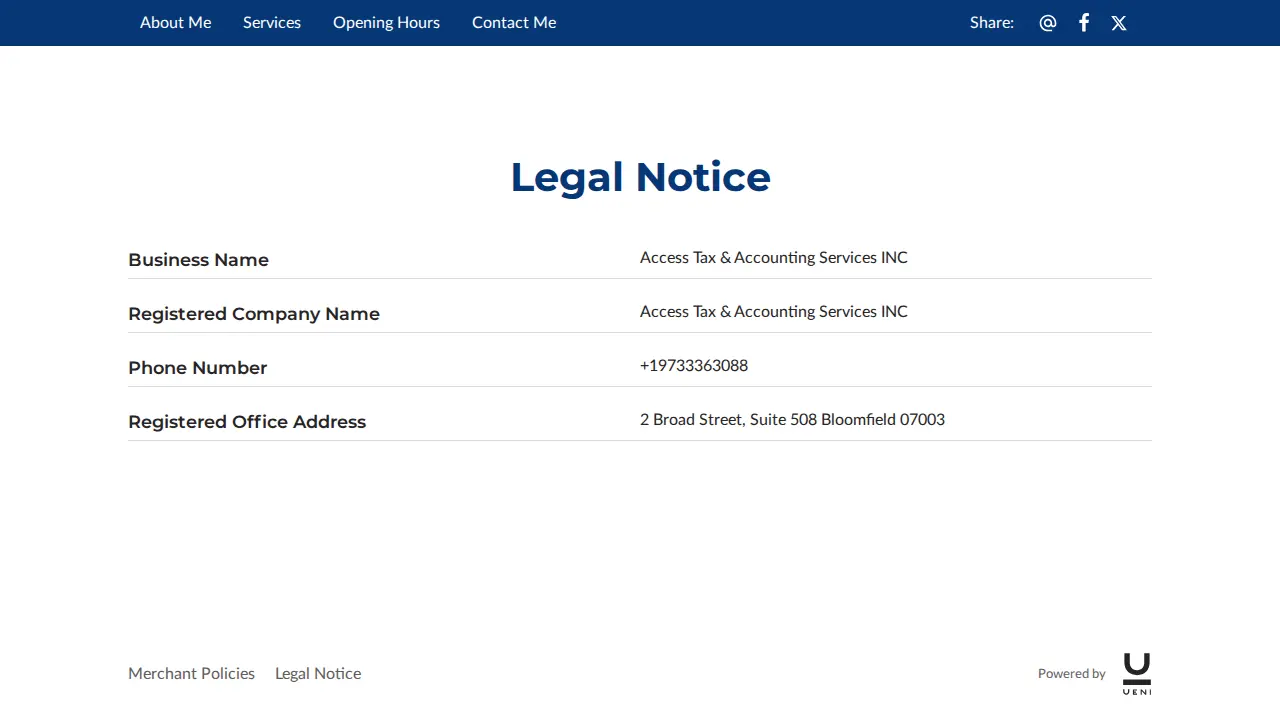 Access Tax & Accounting Services INC page
