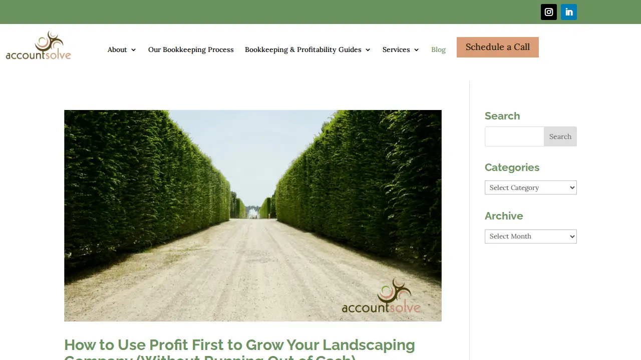 AccountSolve LLC page