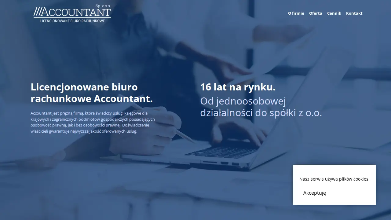 Licencjonowane Biuro Rachunkowe Accountant website