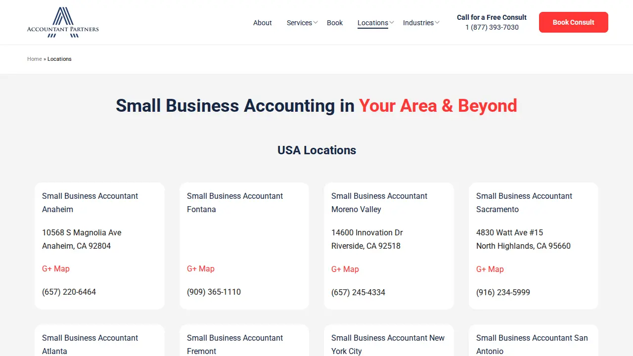 Small Business Accountant Columbus page