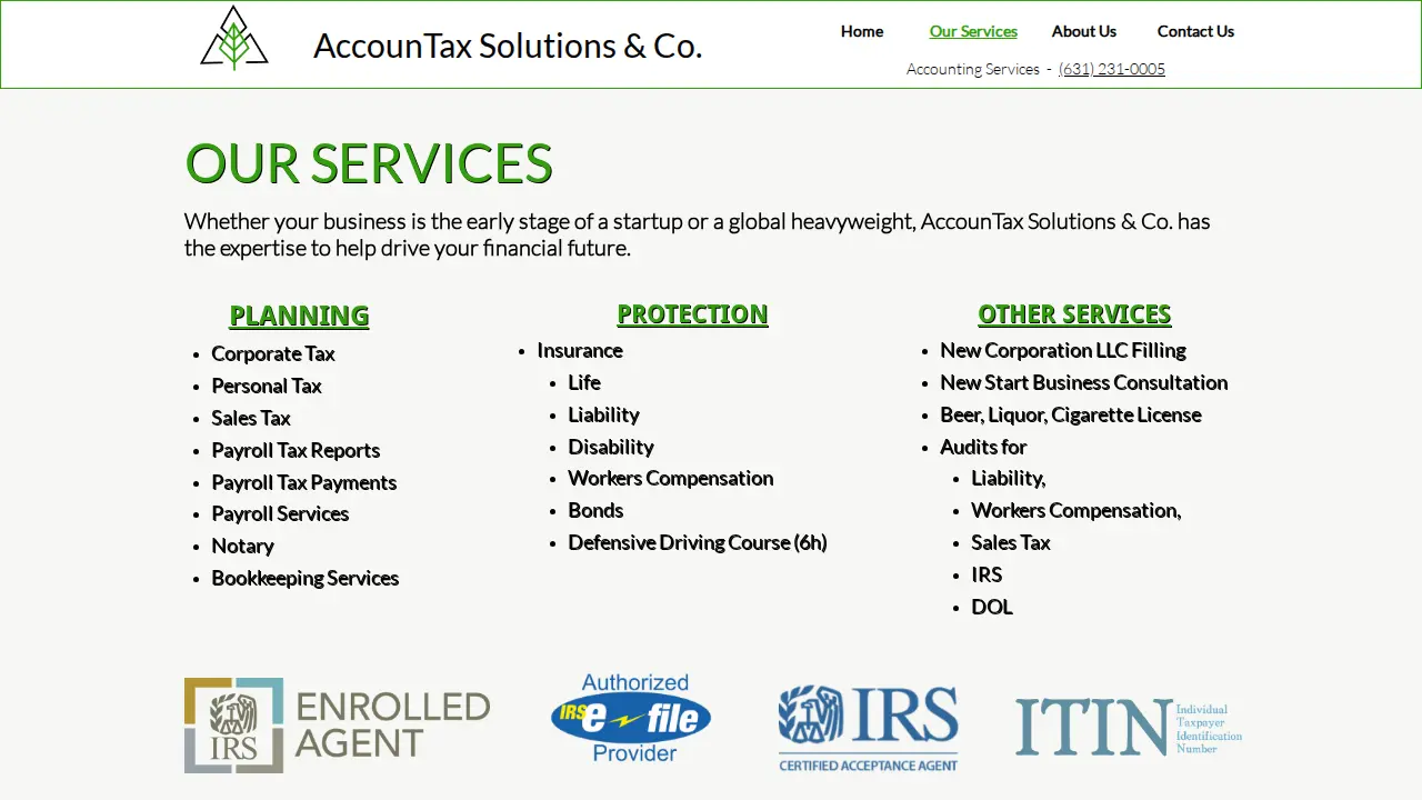 AccounTax Solutions & Co. page