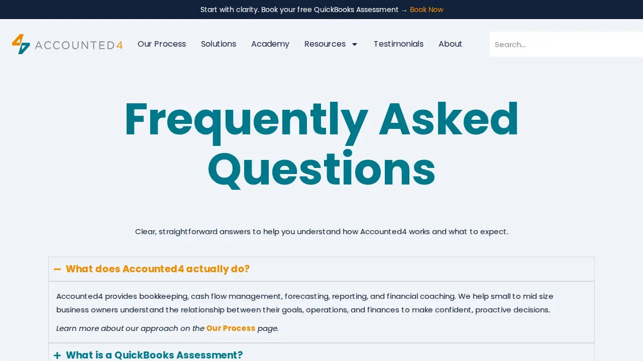 Accounted4, LLC page