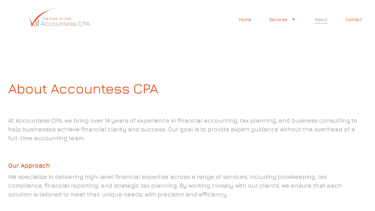 Accountess CPA PLLC page
