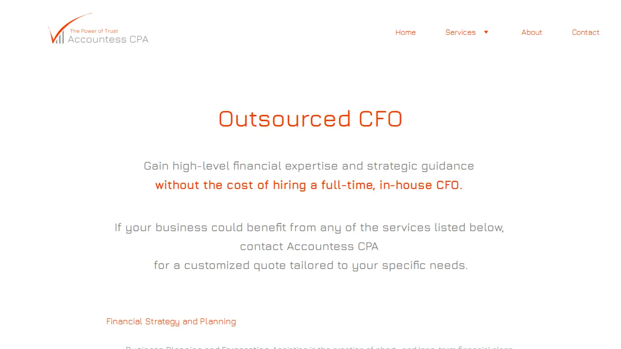Accountess CPA PLLC page