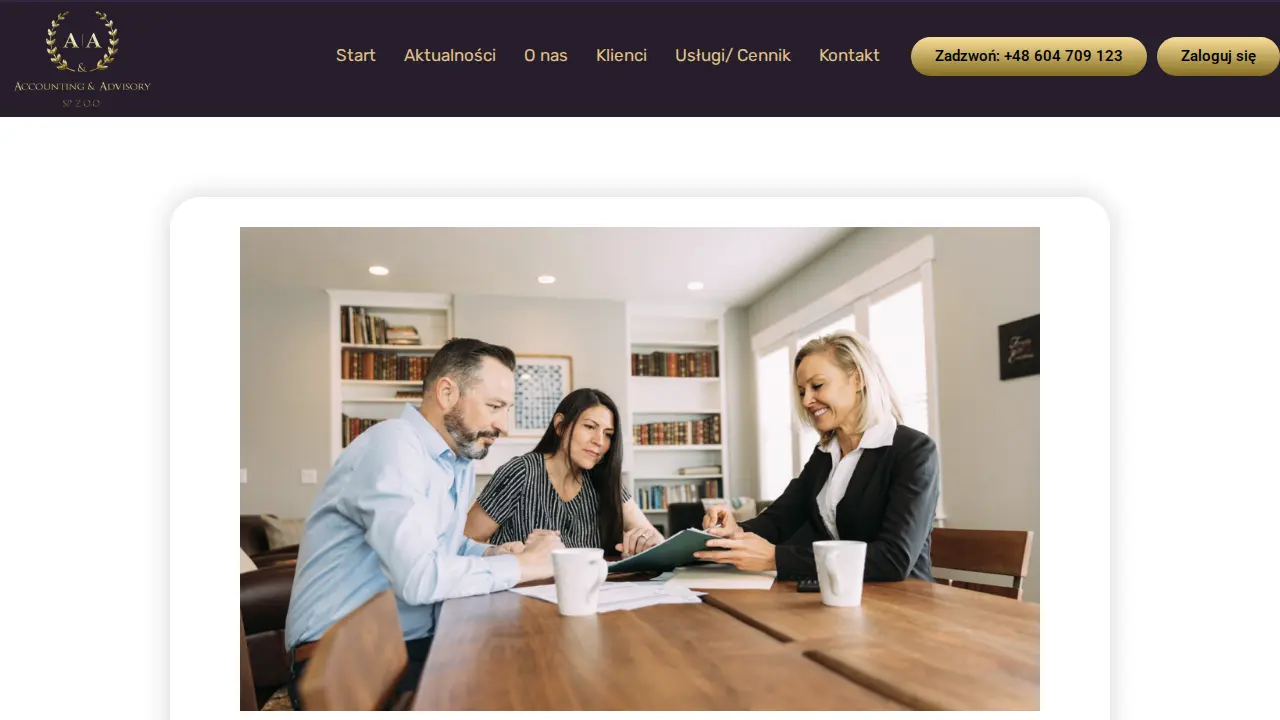Biuro Rachunkowe Accounting & Advisory Sp. z o.o. Warszawa page