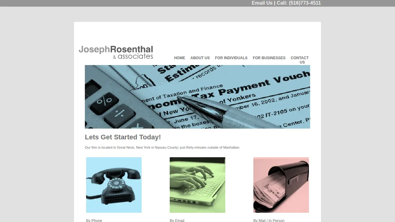 Joe Rosenthal & Associates page