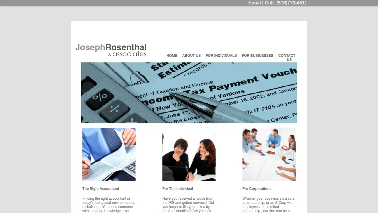 Joe Rosenthal & Associates page