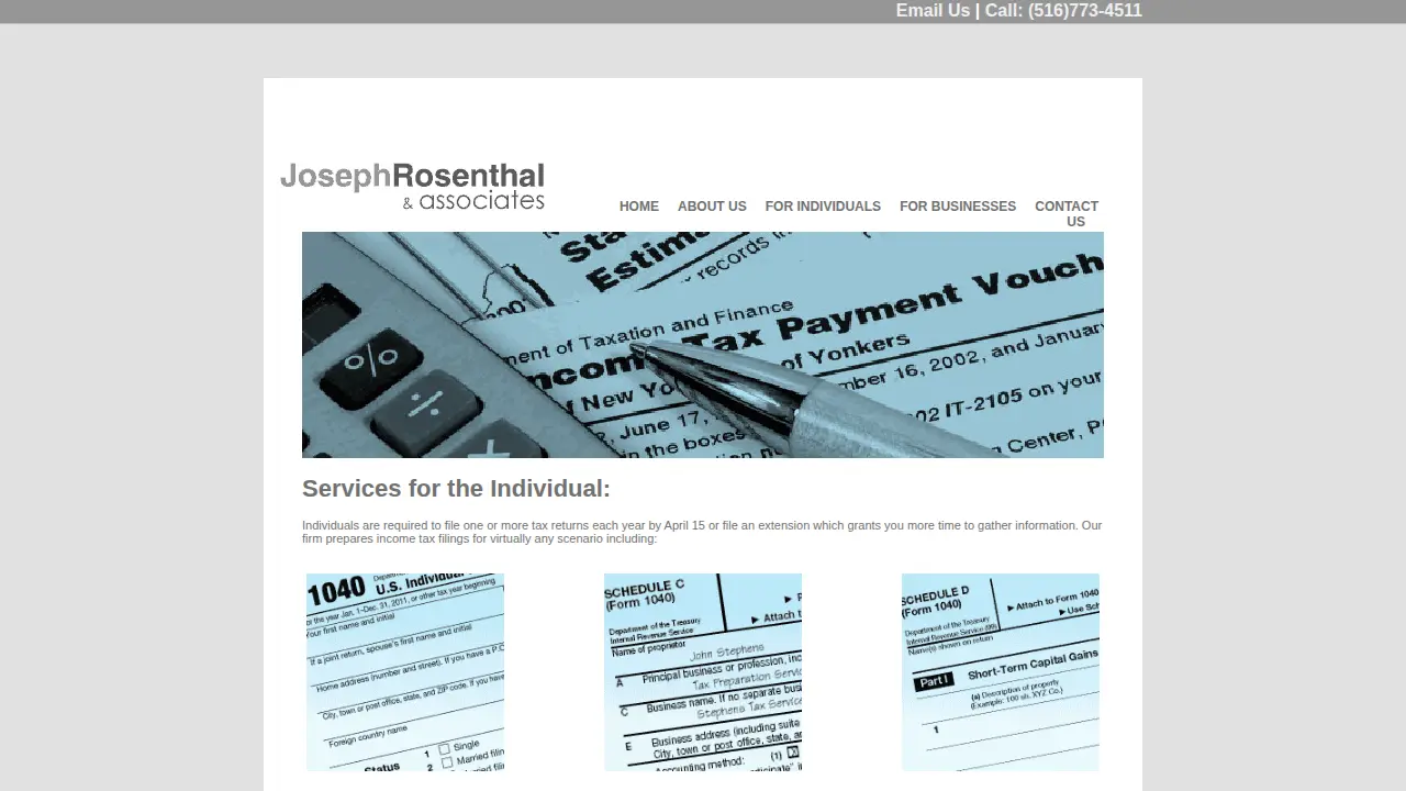 Joe Rosenthal & Associates page