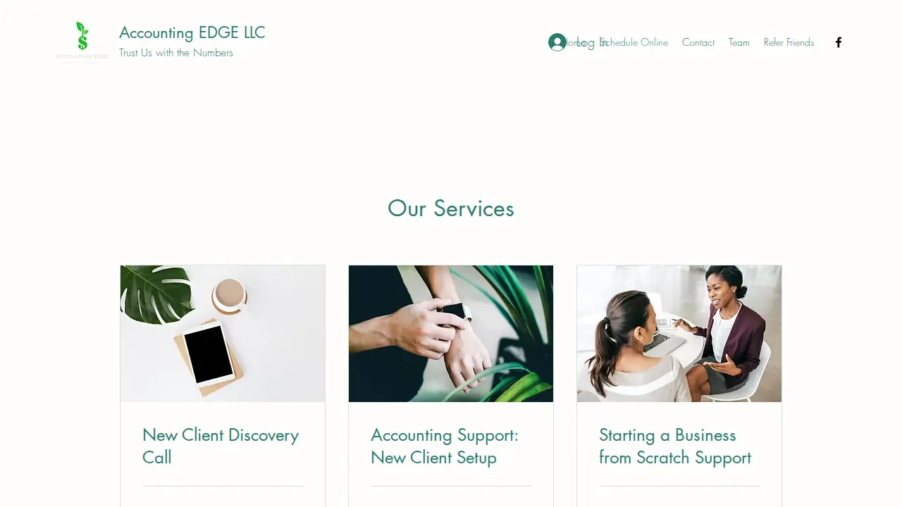 Accounting Edge page