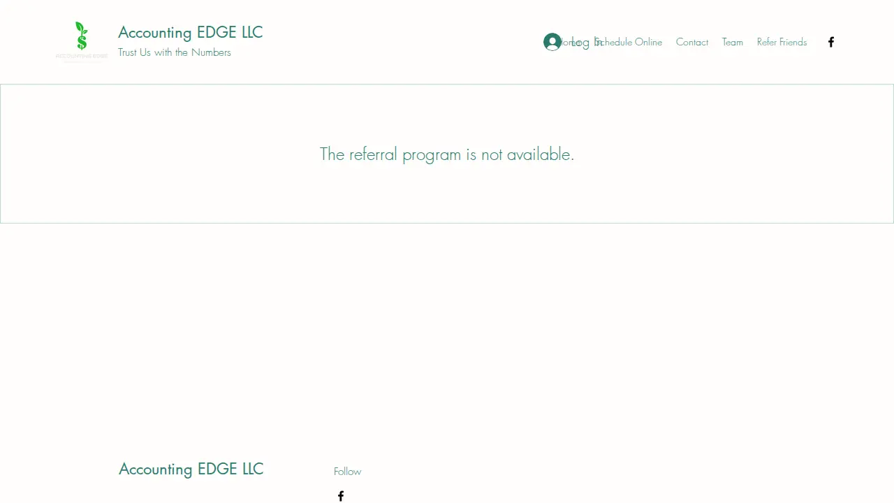 Accounting Edge page