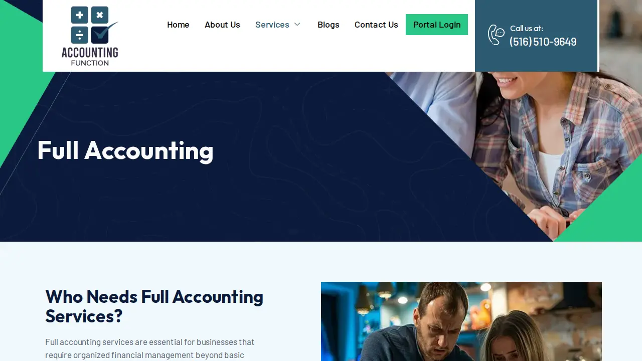 Accounting Function page