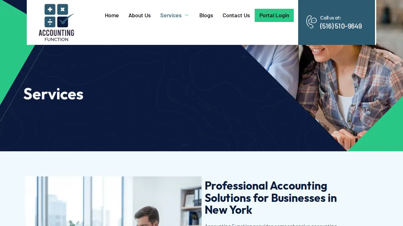 Accounting Function page