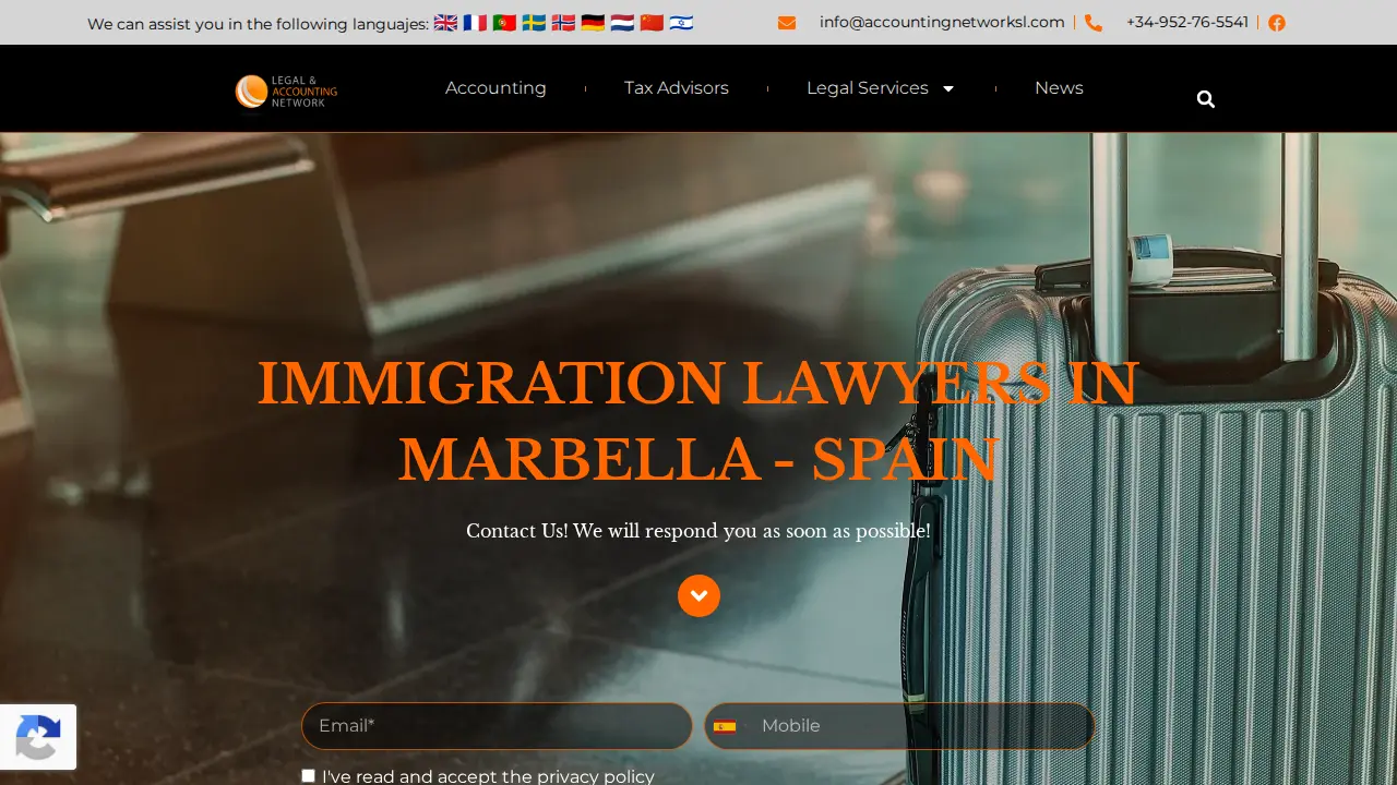 Legal & Accounting Network page