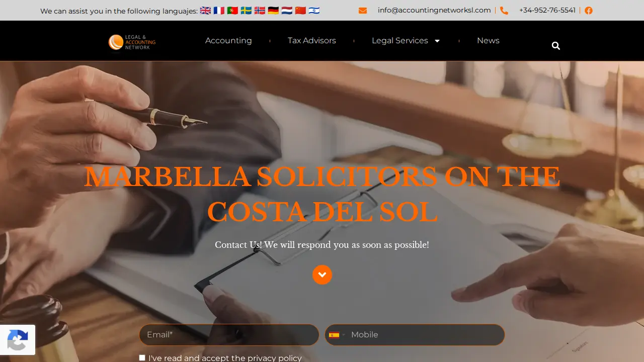 Legal & Accounting Network page