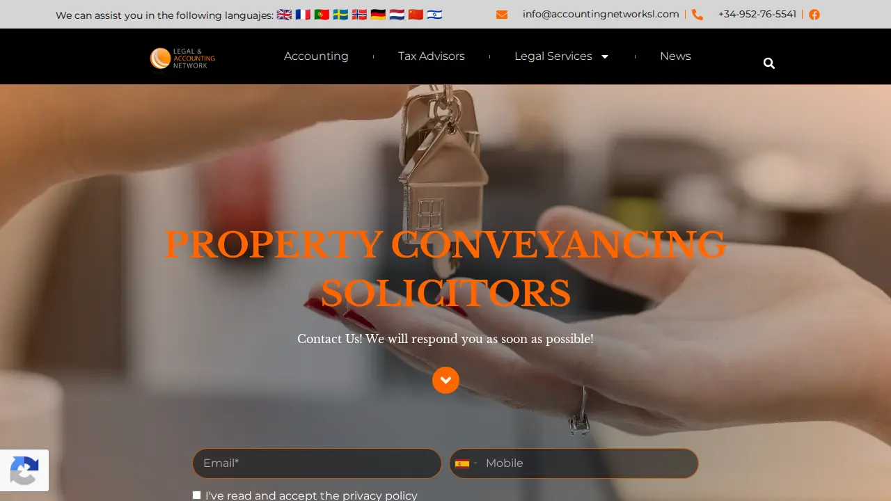 Legal & Accounting Network page