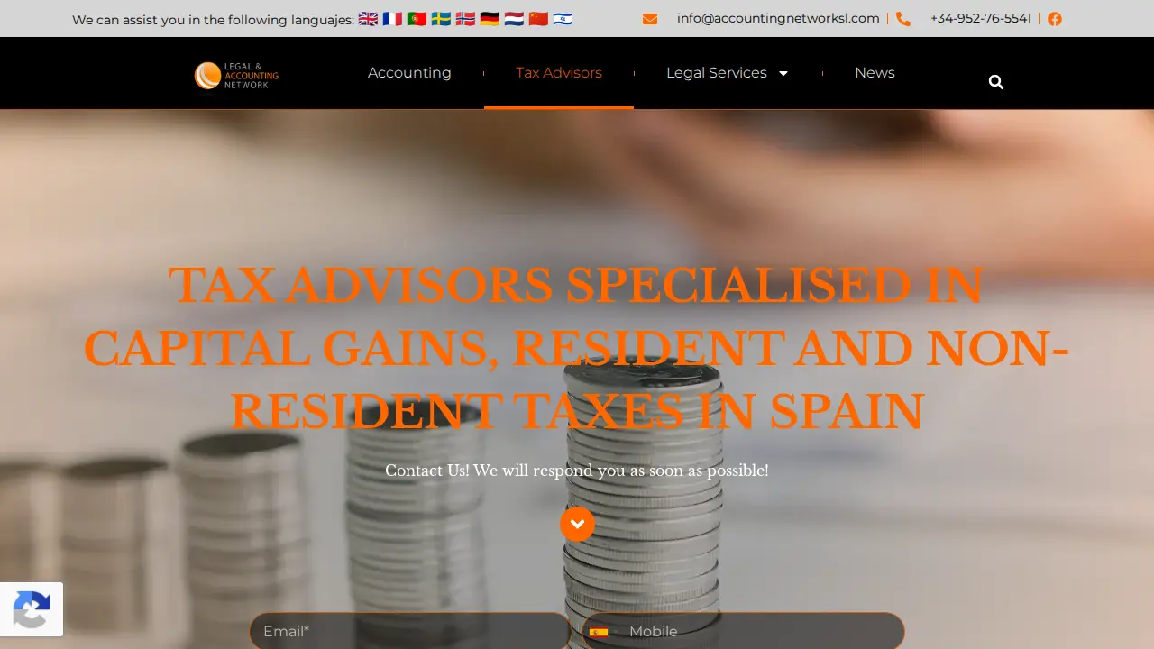 Legal & Accounting Network page
