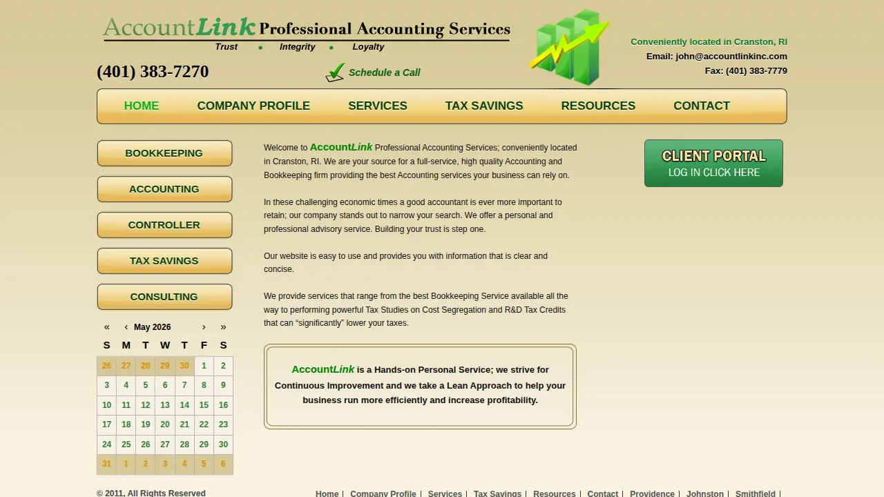 accountlinkinc page