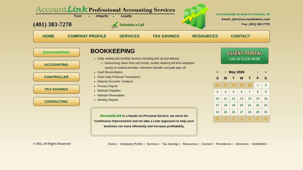accountlinkinc page