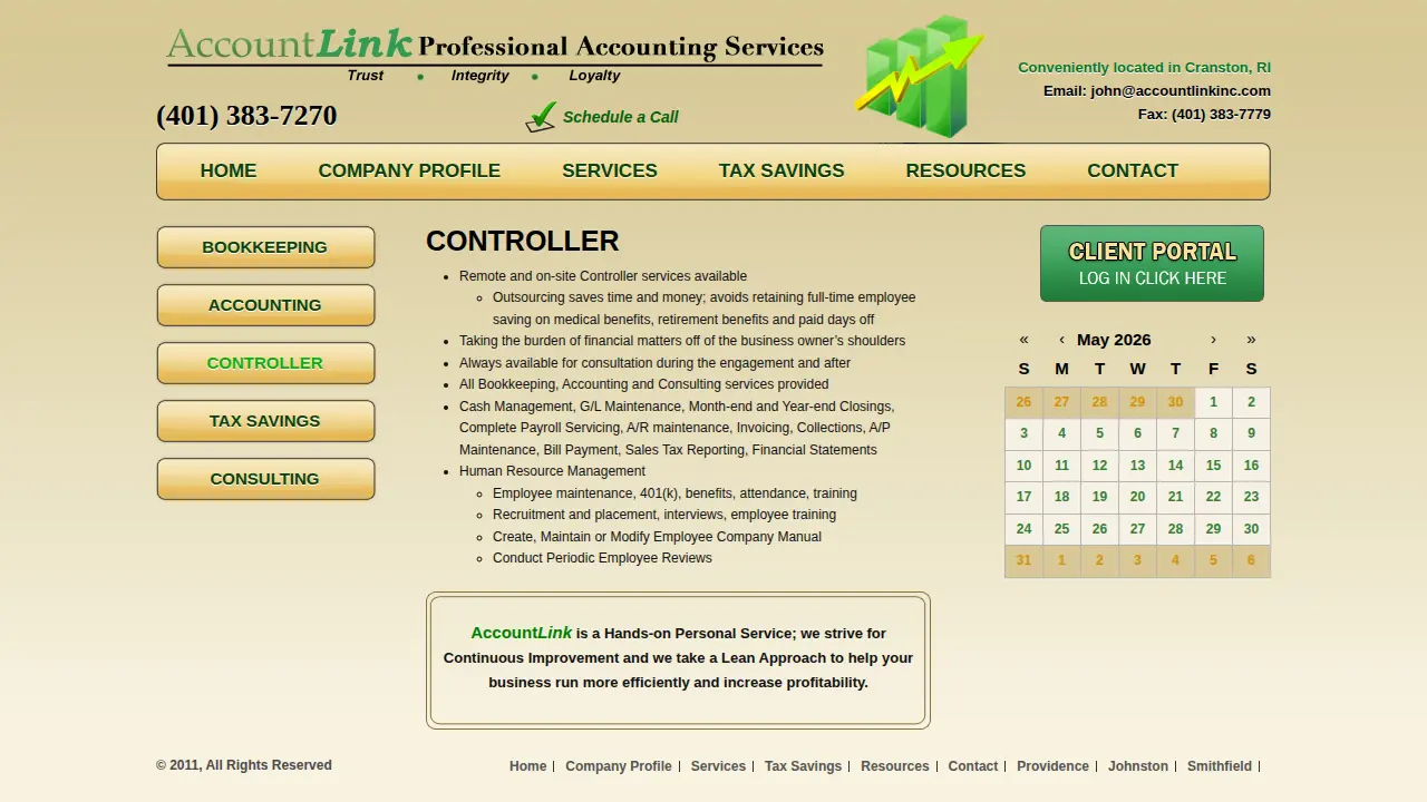 accountlinkinc page