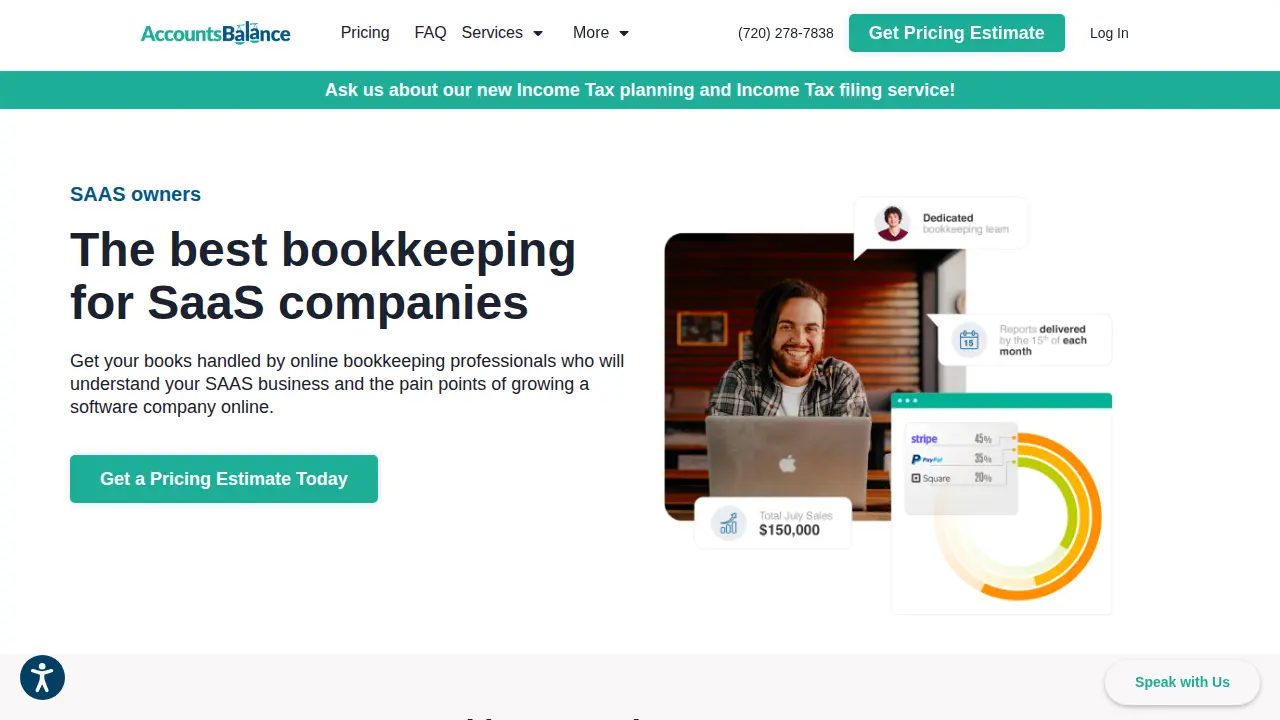 AccountsBalance page