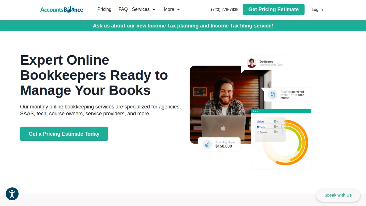 AccountsBalance page