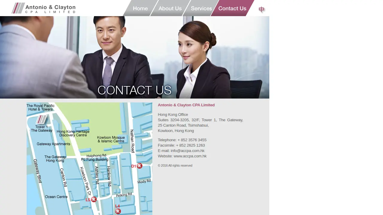 Antonio & Clayton CPA Limited page