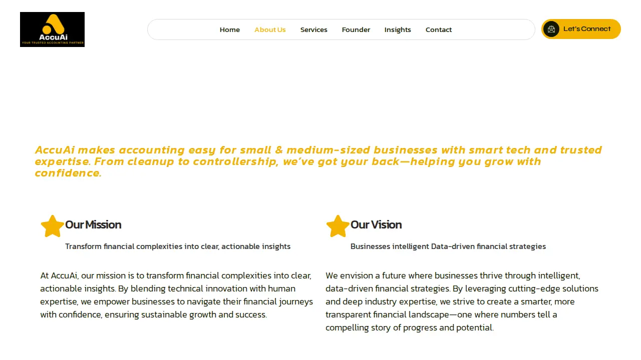 AccuAi page