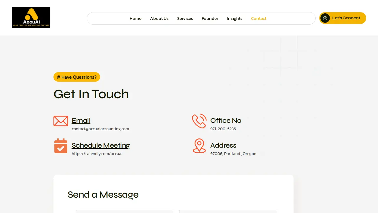 AccuAi page