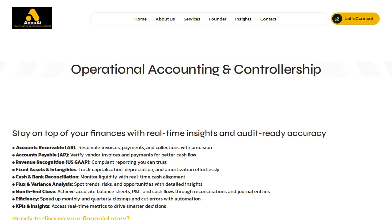 AccuAi page