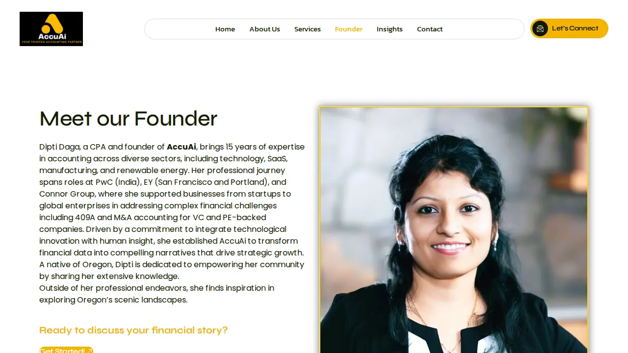 AccuAi page