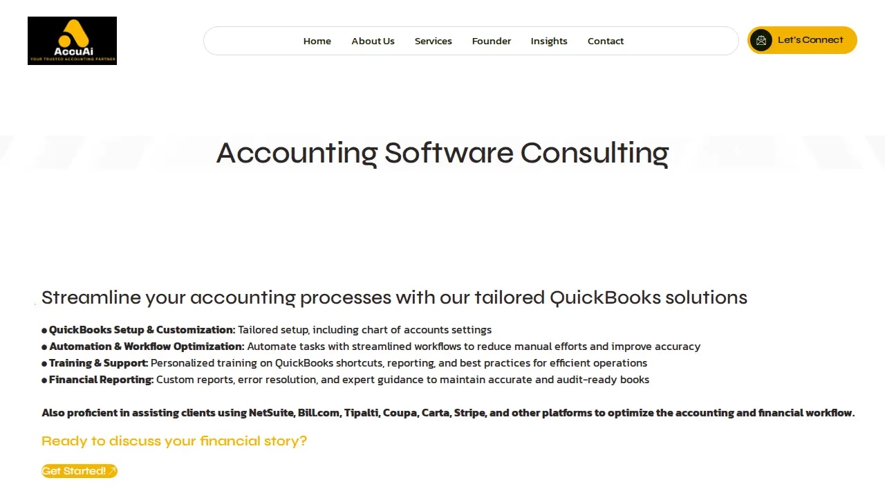 AccuAi page