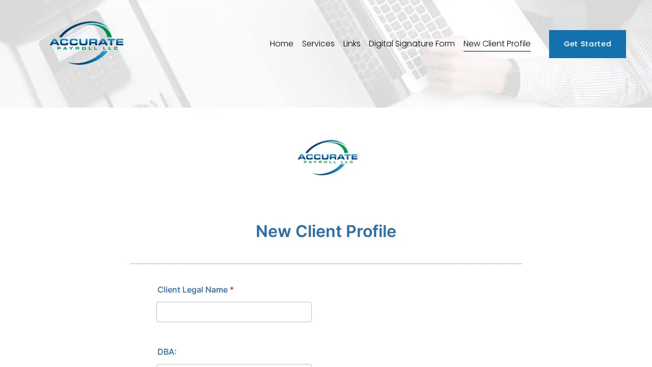 Accurate Payroll LLC page