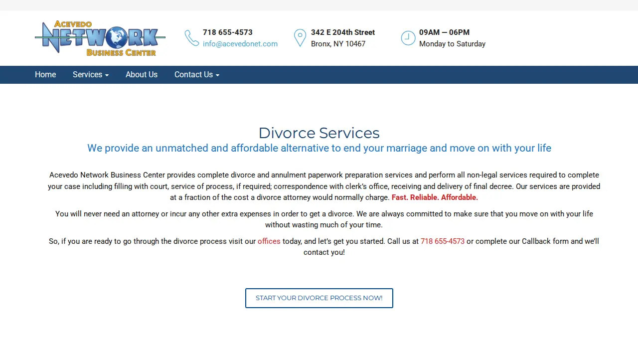 Acevedo Network page