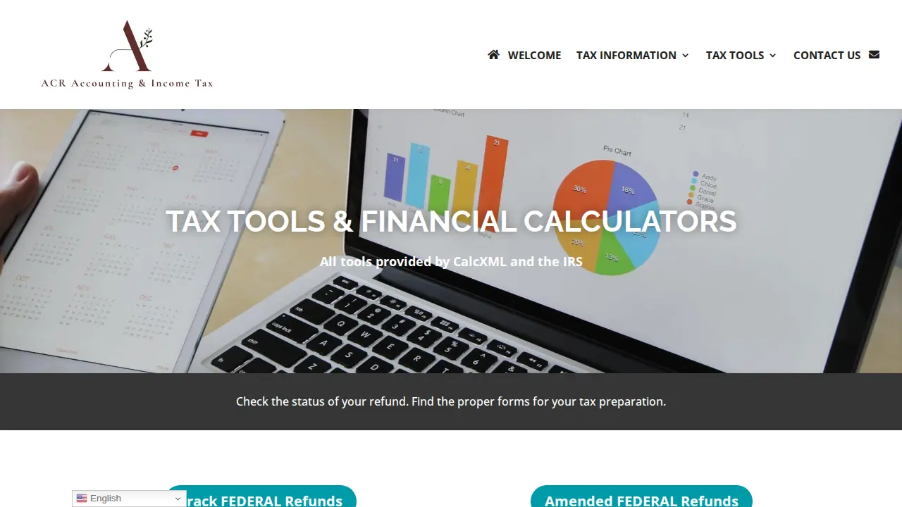 ACR Accounting & Income Tax page